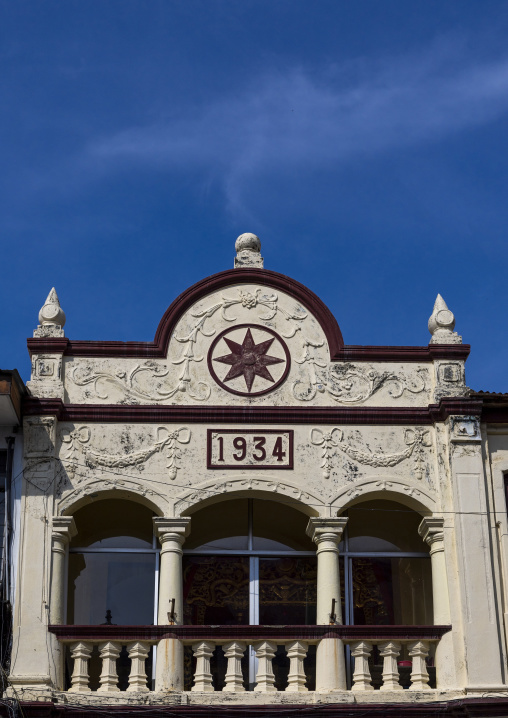 Heritage house in the Unesco World Heritage old town, Penang island, George Town, Malaysia