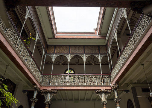 The Cheong Fatt Tze Chinese Mansion balcony, Penang island, George Town, Malaysia