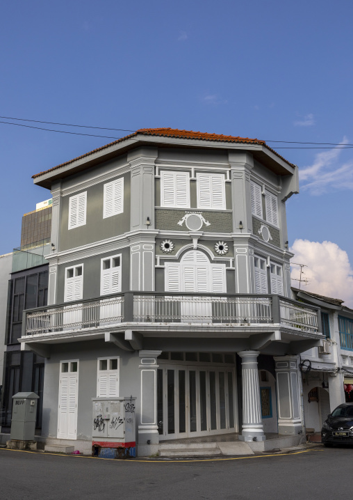 Heritage house in the Unesco World Heritage old town, Penang island, George Town, Malaysia