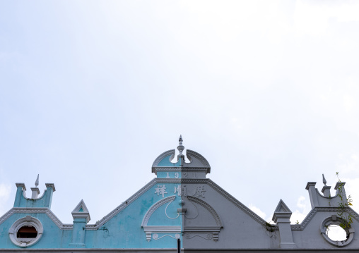 Heritage house from 1921 in the old town, Perak, Ipoh, Malaysia