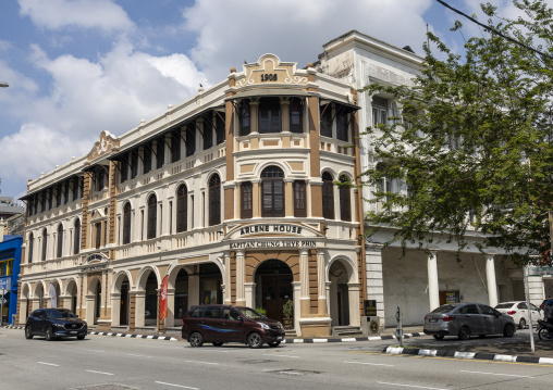 Chung Thye Phin heritage building in the British colonial-era architecture, Perak, Ipoh, Malaysia