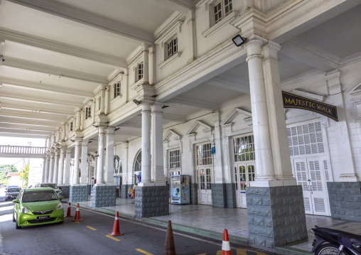 Railway Station in the British colonial-era architecture, Perak, Ipoh, Malaysia