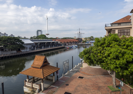 Maritime museum on the riverfront, Melaka State, Malacca, Malaysia