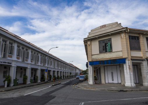 Heritage shophouses, Central Region, Singapore, Singapore