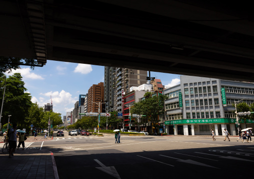 City center streets, Daan District, Taipei, Taiwan