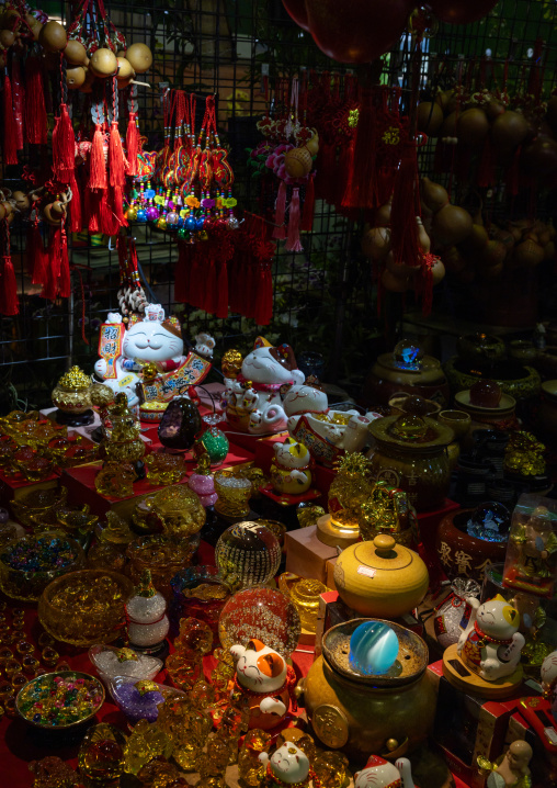 Various asian souvenirs for sale, Daan District, Taipei, Taiwan