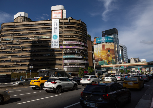 Cars in the city, Taipei, Taipei, Taiwan