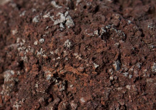 Pukao close up at vinapu site, Easter Island, Hanga Roa, Chile