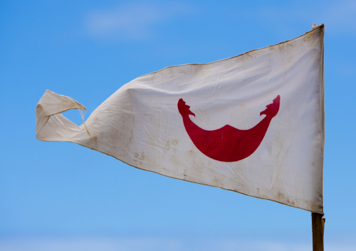 Rapanui flag, Easter Island, Hanga Roa, Chile