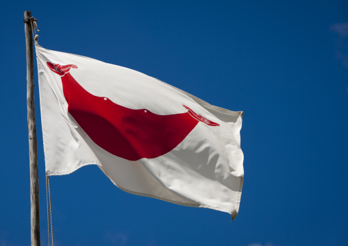 Rapanui flag, Easter Island, Hanga Roa, Chile