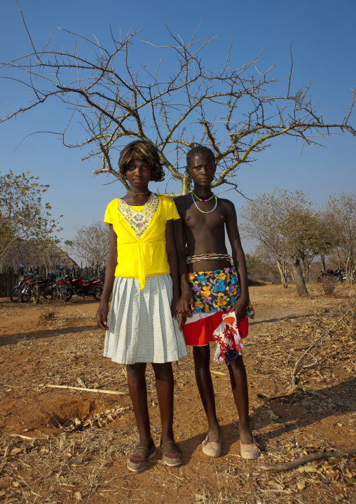 Mudimba Girls, Village Of Combelo, Angola