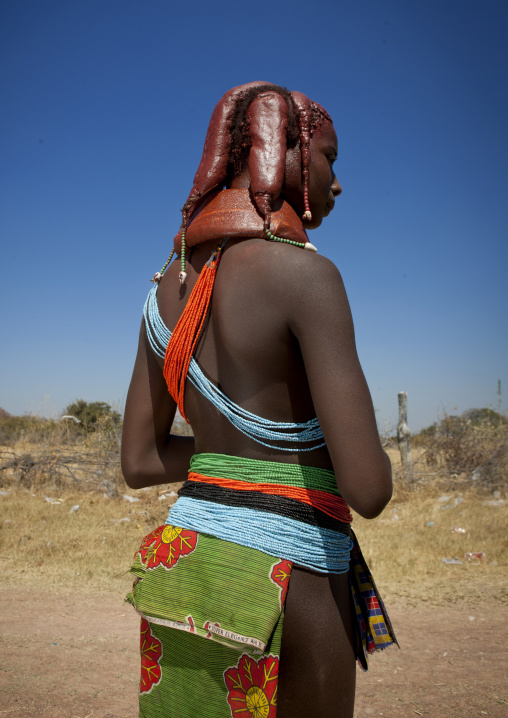 Miss Twenmona, A Girl From The Mumuhuila Tribe, Hale Village, Angola