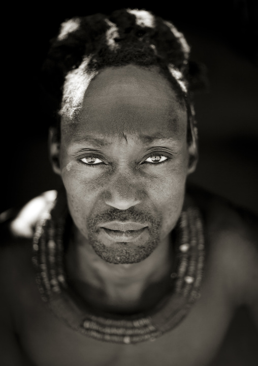 Himba Man With Traditional Hairstyle, Angola