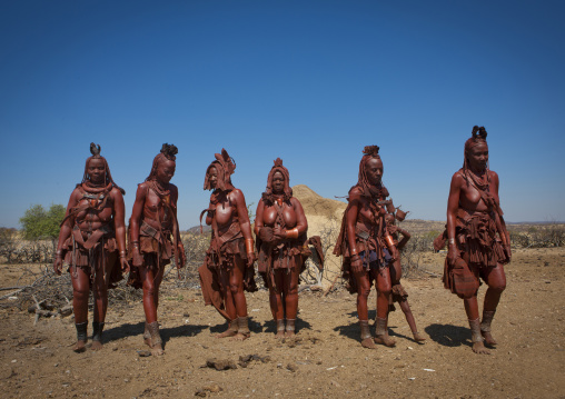 Group Of Muhimba Women, Village Of Elola, Angola