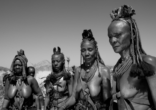 Group Of Muhimba Women, Village Of Elola, Angola