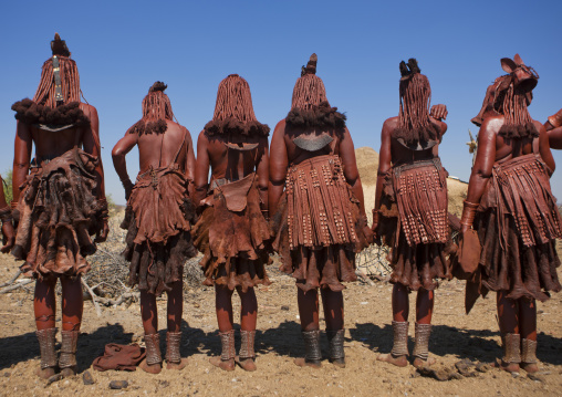 Group Of Muhimba Women, Village Of Elola, Angola