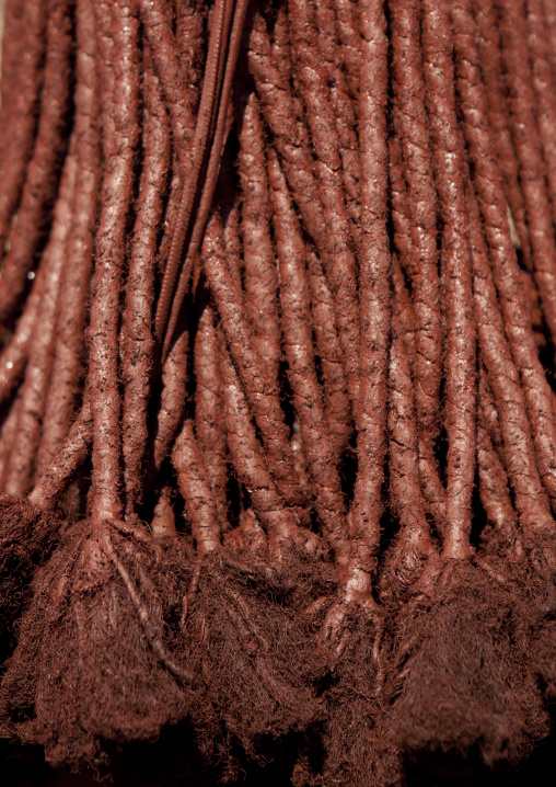 Muhimba Woman's Plaits, Village Of Elola, Angola