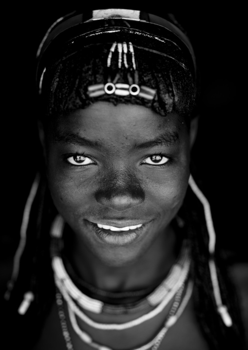 Mucawana Girl Called Fernanda, Village Of Soba, Angola