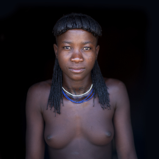 Mucawana Girl Called Capahepe, Village Of Soba, Angola