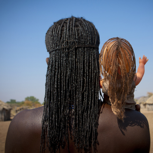 Mucawana Girl With A Western Doll On Her Shoulder, Village Of Soba, Angola