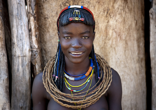 Mucawana Girl Called Fernanda, Village Of Soba, Angola