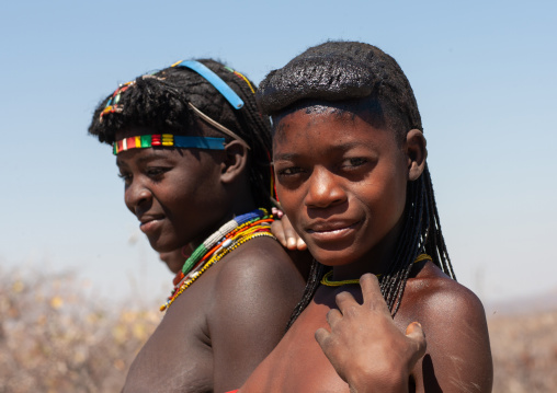 Muhacaona tribe women, Cunene Province, Oncocua, Angola