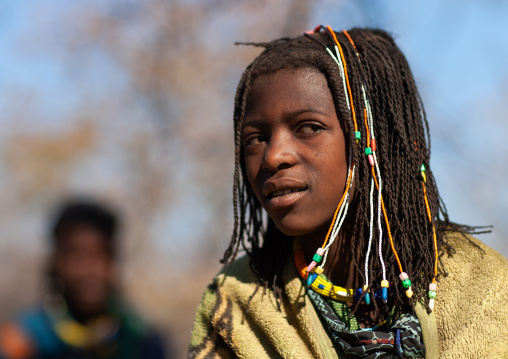 Muhacaona tribe girl, Cunene Province, Oncocua, Angola