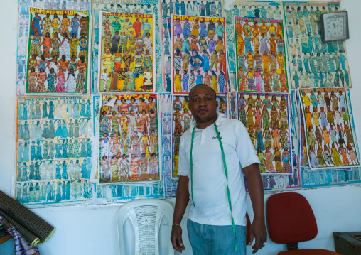 Angolan tailor shop, Namibe Province, Namibe, Angola