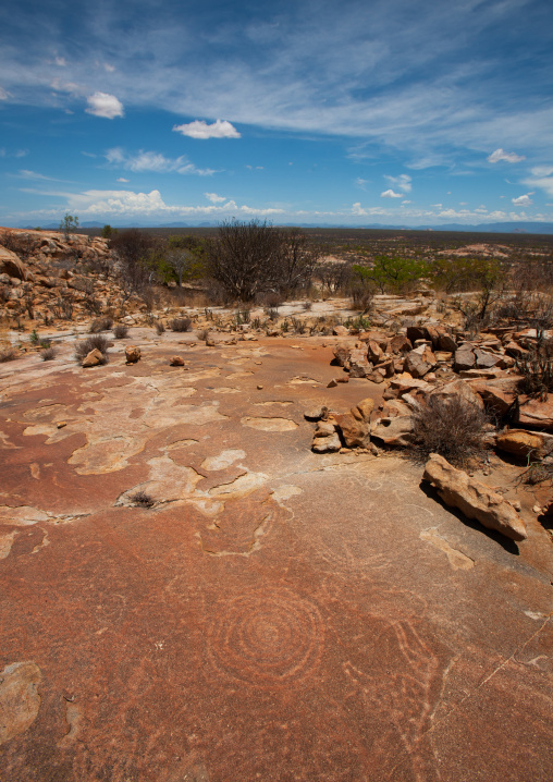 Tchitundo Hulo hills landscape, Namibe Province, Capolopopo, Angola