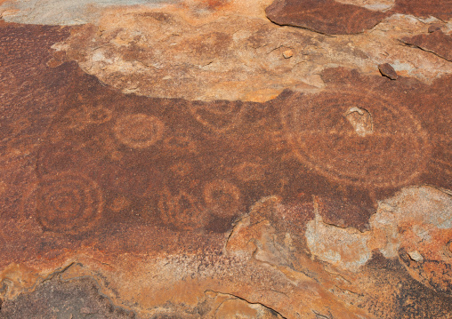 Rock carving in Tchitundo Hulo hills, Namibe Province, Capolopopo, Angola