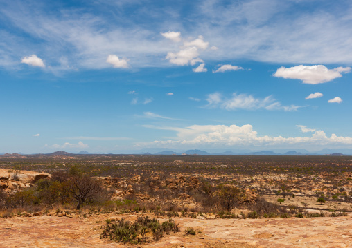 Tchitundo Hulo hills landscape, Namibe Province, Capolopopo, Angola