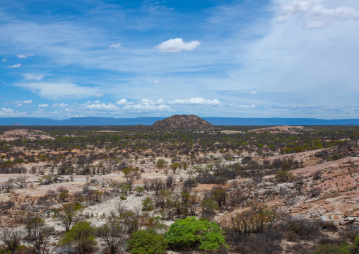 Tchitundo Hulo hills landscape, Namibe Province, Capolopopo, Angola