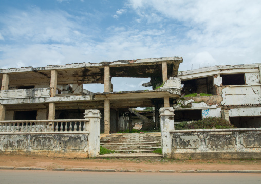 Bombed house of Jonas Savimbi, Huambo Province, Huambo, Angola