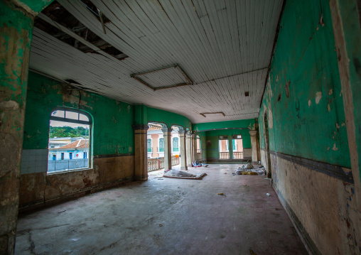 Inside the ruins of grande hotel, Luanda Province, Luanda, Angola