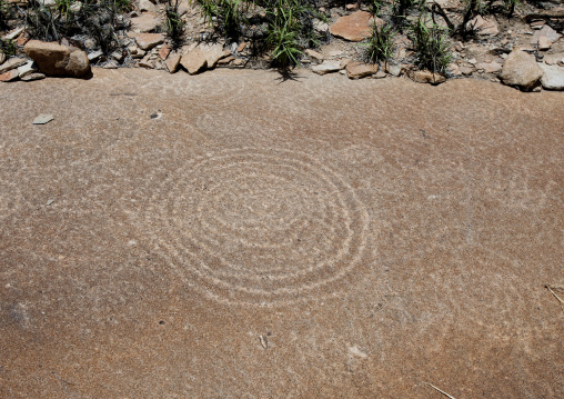 Engravings In Tchitundo Hulo Hills, Angola