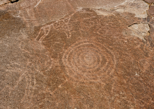 Engravings In Tchitundo Hulo Hills, Angola