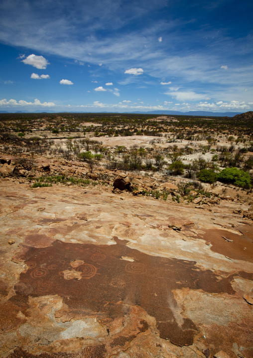 Engravings In Tchitundo Hulo Hills, Angola