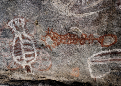 Carved Buterrfly In Tchitundo Hulo Hills, Angola