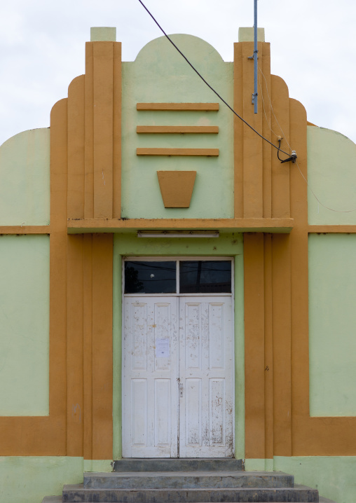 Entrance Of The ? In Chibia, Angola