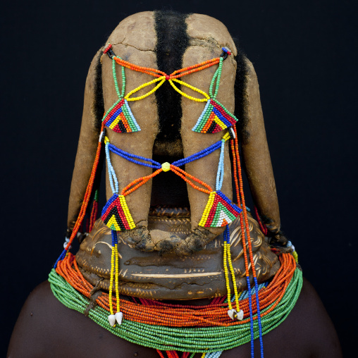 Mwila With A Traditional Hairstyle, Angola