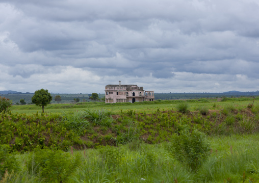 Dilapidated Portuguese Colonial House, Huambo, Angola