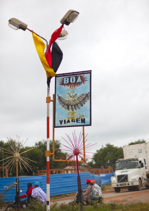 Sign Wishing A Nice Travel, Malanje, Angola