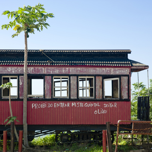 Old Train Carriage, Luanda, Angola