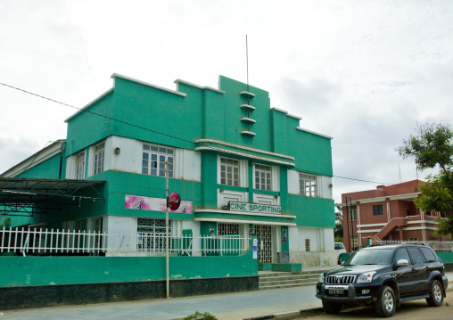 Cine Sporting Old Movie Theater In Sumbe, Angola