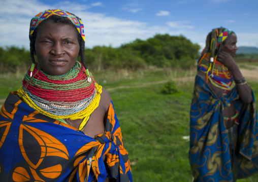 Mwila Women With Togas, Chibia Area, Angola