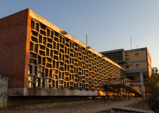 Old modernist portuguese building, Huila Province, Lubango, Angola