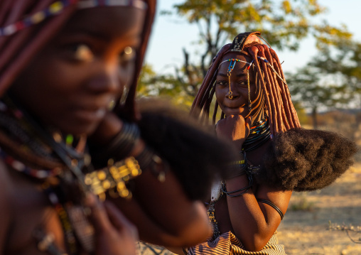 Himba tribe woman, Cunene Province, Oncocua, Angola