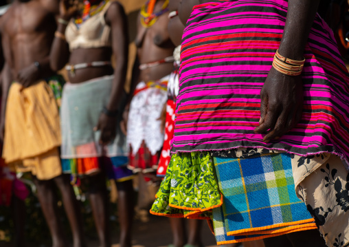 Mudimba tribe traditional clothing, Cunene Province, Cahama, Angola