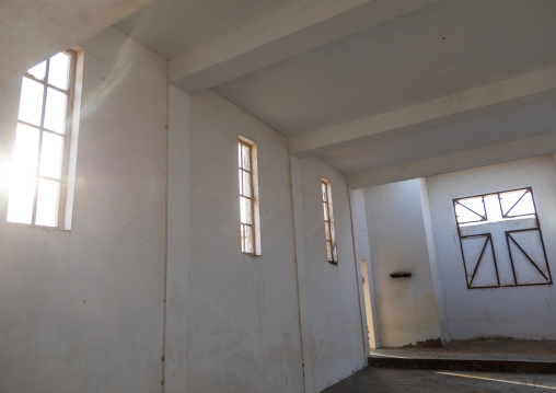 Inside an abandoned church from the portuguese colonial times, Namibe Province, Tomboa, Angola