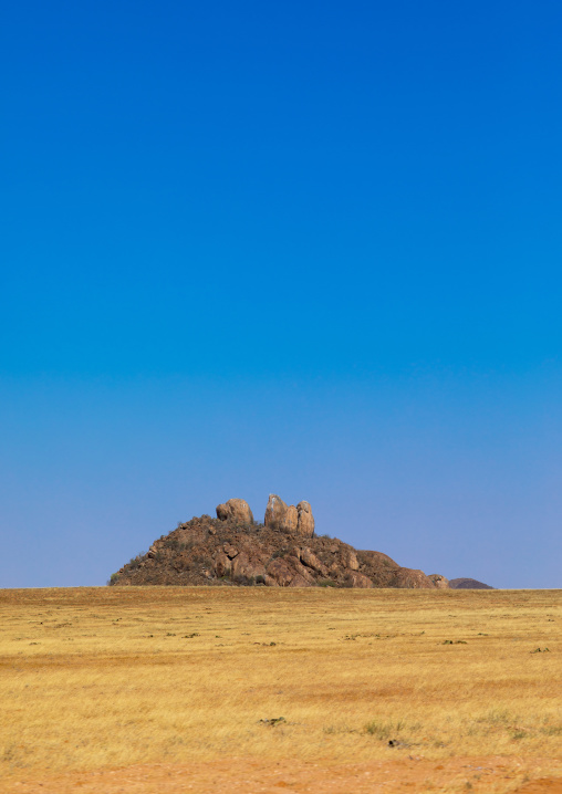 Rock formations in the desert, Namibe Province, Virei, Angola